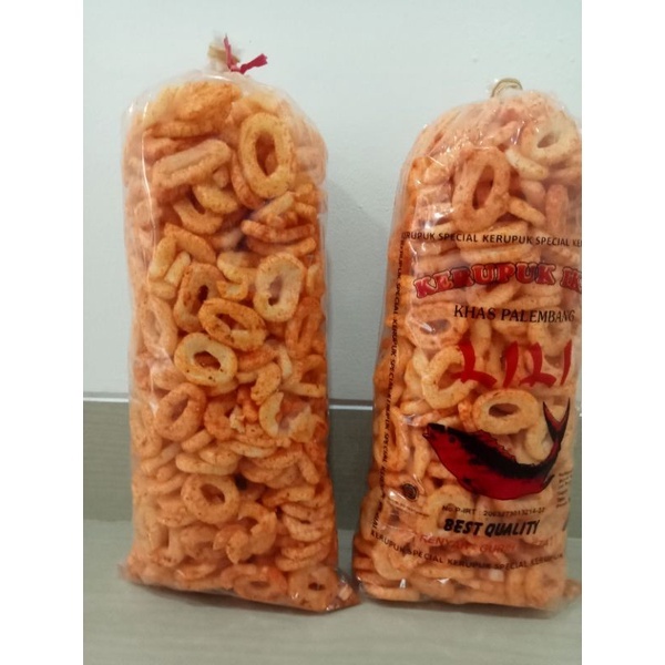 

Camilan Keripik Pedas Enak Renyah/Ring Pedas 150 Gram