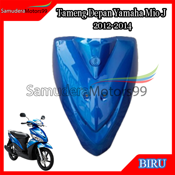 Cover Panel Dasi Tameng Depan Motor Yamaha Mio J 2012-2014 Warna biru