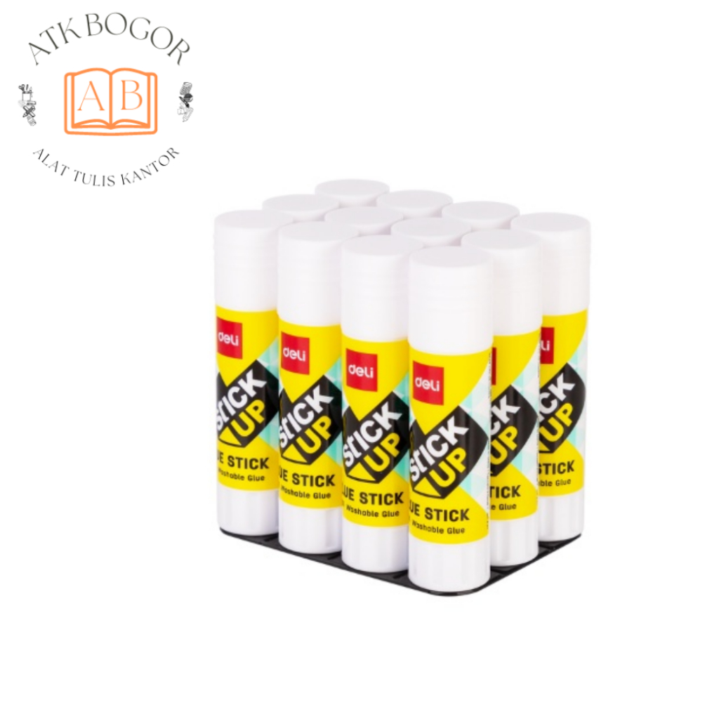 

Lem Stik Deli 7101 Glue Stick Dapat Dicuci 9g - 1 Pack / 12 Pcs