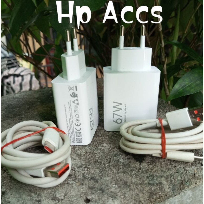 promo Charger Xiaomi Copotan bekas second 67 Watt X. 5pro / note. 12 F. 5 dll
