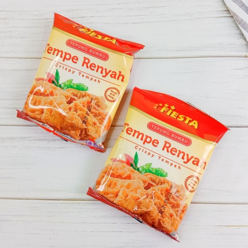 

Tepung Bumbu Tempe Super Renyah Fiesta Tepung 80gr Terlaris Murah