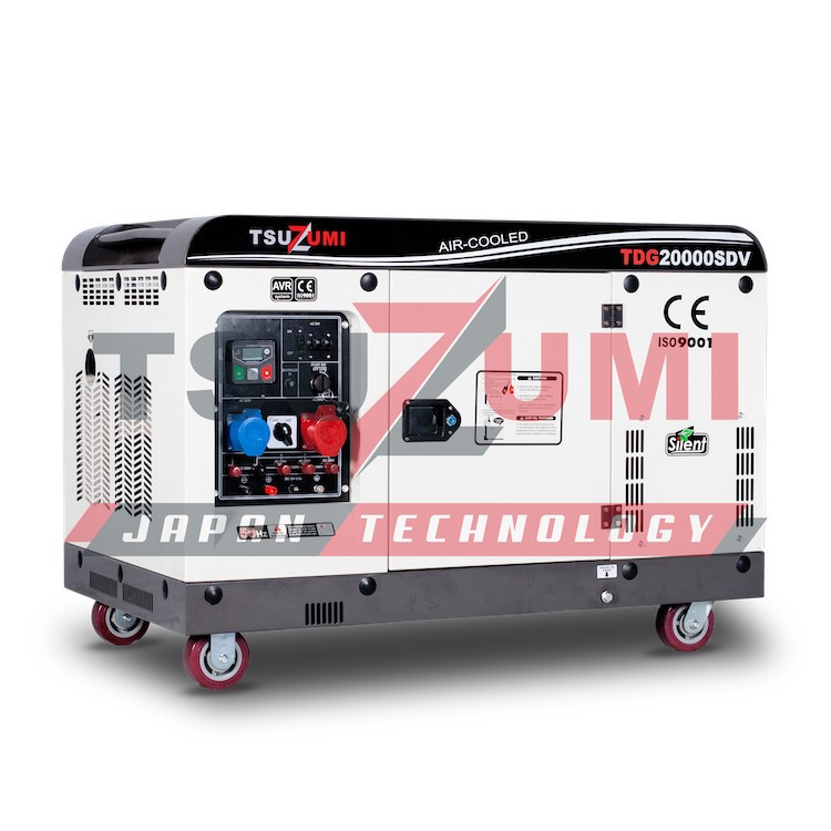 Genset solar 20 kva 3 phase dan 1 phase Tsuzumi TDG20000SDV
