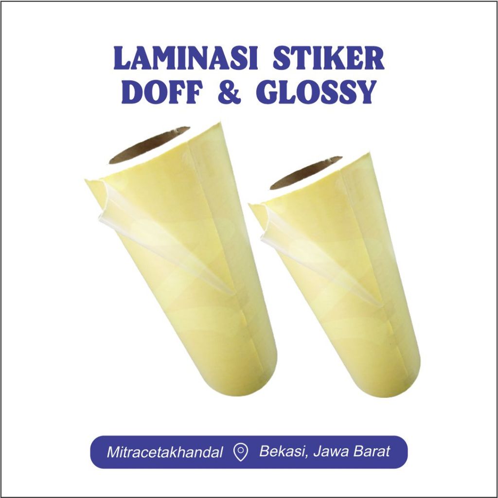 

Laminasi Stiker Per Meter Murah Bekasi