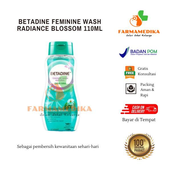 BETADINE FEMININE WASH RADIANCE BLOSSOM 110ML