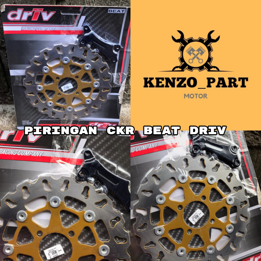 DISC BRAKE PIRINGAN CAKRAM MERK DRIV|| BEAT || PIRINGAN CKR BEAT MERK  DRIV
