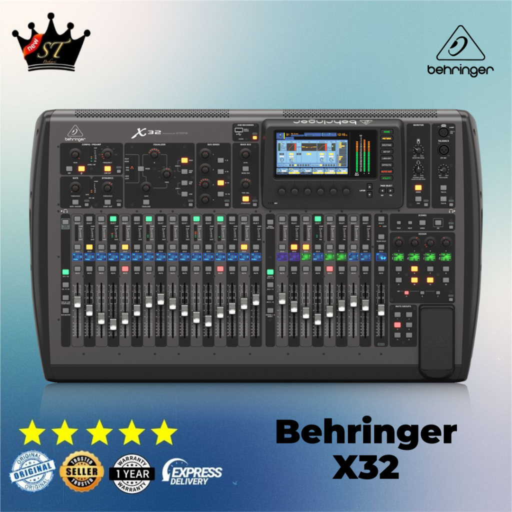 BEHRINGER X32 X-32 X 32 Channel Ch Digital Mixer Audio Mixing Console
