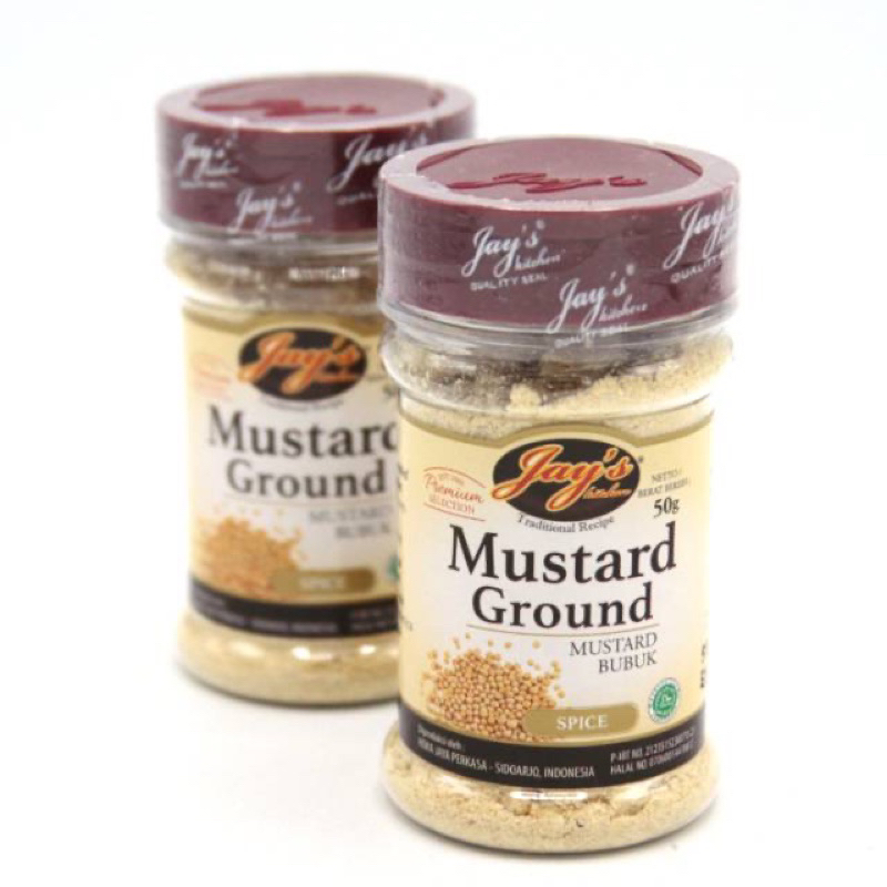 

Jay’s Kitchen Spice Mustard Ground 50gr - Jays Mustard Bubuk Rempah Halal