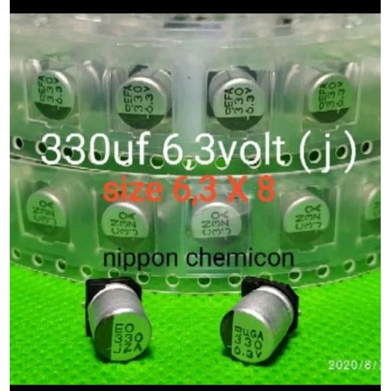 Solid kapasitor capasitor elko elco SMD 330uf 6,3v 330 uf 6.3volt jZA High quality product
