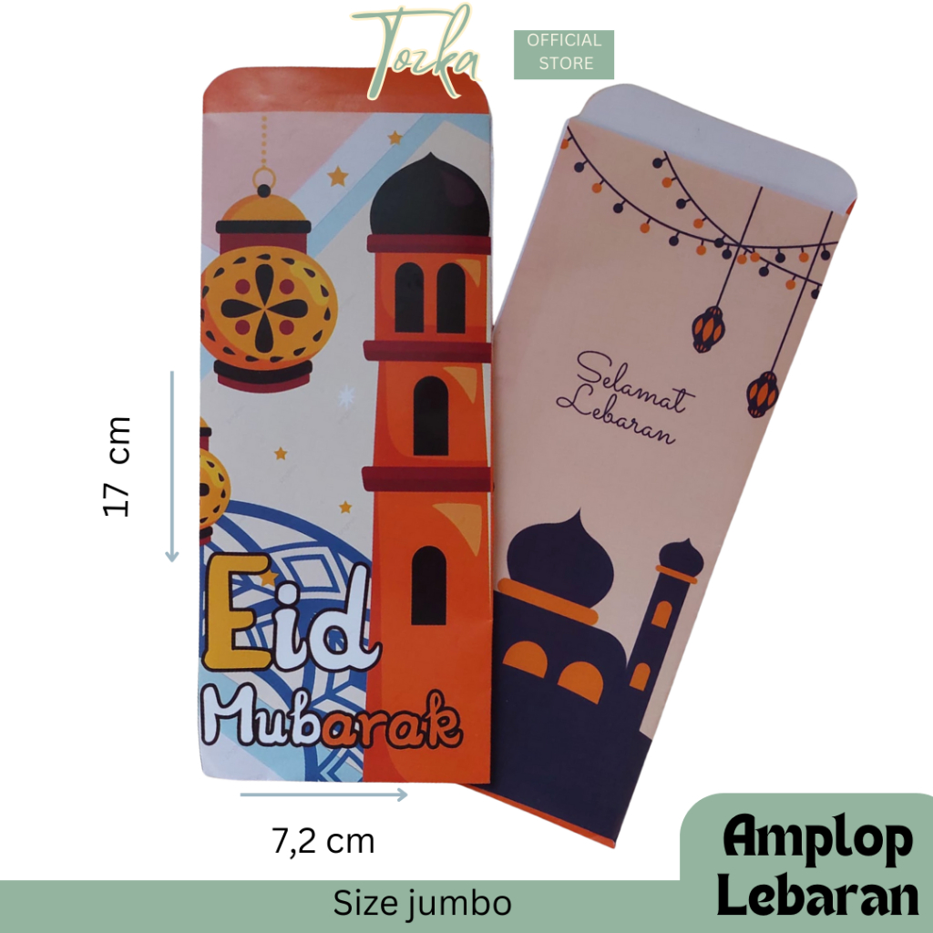 

AMPLOP JUMBO isi 5 pcs I Angpao idul fitri panjang