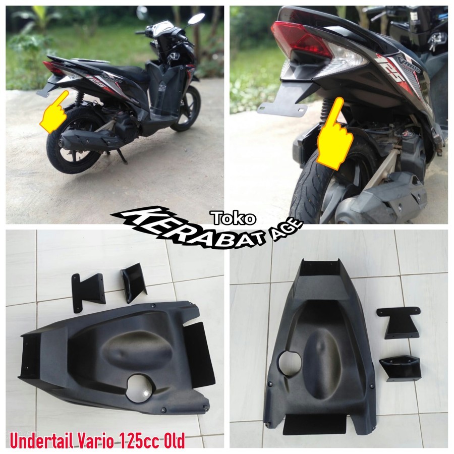 undertail vario 125 old bohlam
