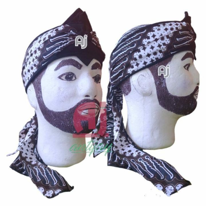 Iket Blangkon  /  udeng peci Logo Bordir NU dan udeng batik TERBARU