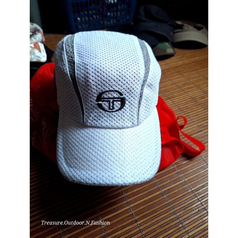 Topi Olahraga Sport SERGIO TACCHINI Cklips Caps Outdoor Casual Santai Putih