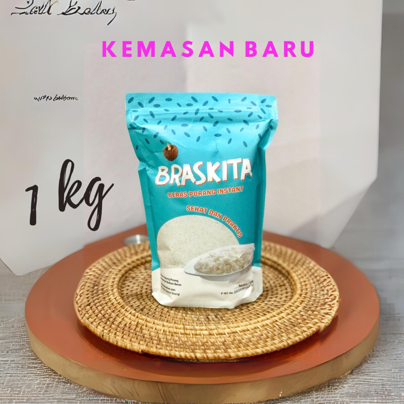 

BRASKITA Kemasan 1 kg | Beras Porang | Konjac Rice