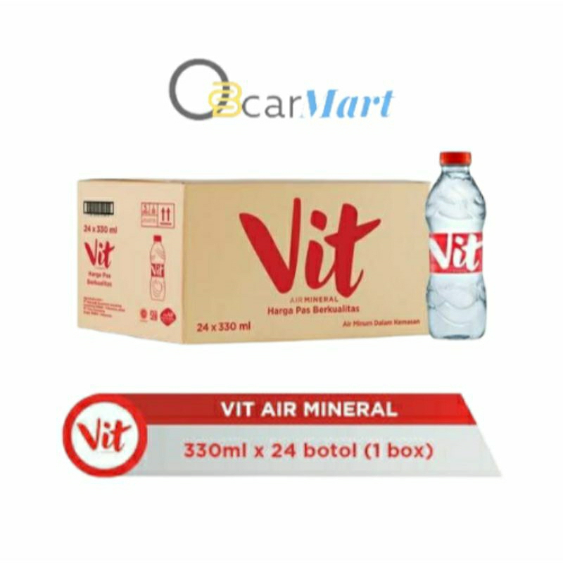 

Air Mineral VIT 330ml 1 dus isi 24 Botol Kecil GSV