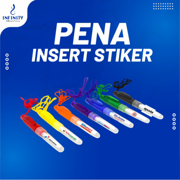 

CETAK PENA INSERT STIKER CUSTOM TERMURAH INFINITY DIGITAL PRINTING PEKANBARU