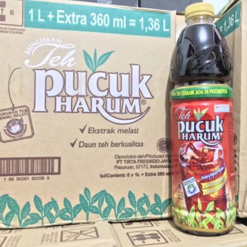 

Teh Pucuk Harum 1 Liter Extra 300ml Original Melati