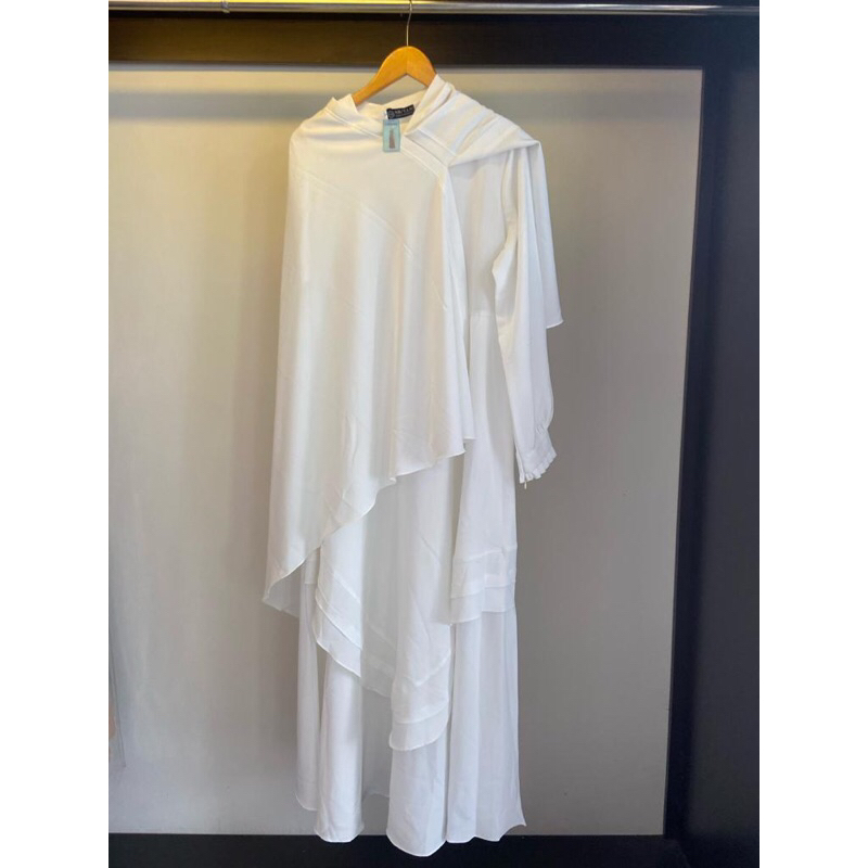 gamis moscrepe syar’i putih premium