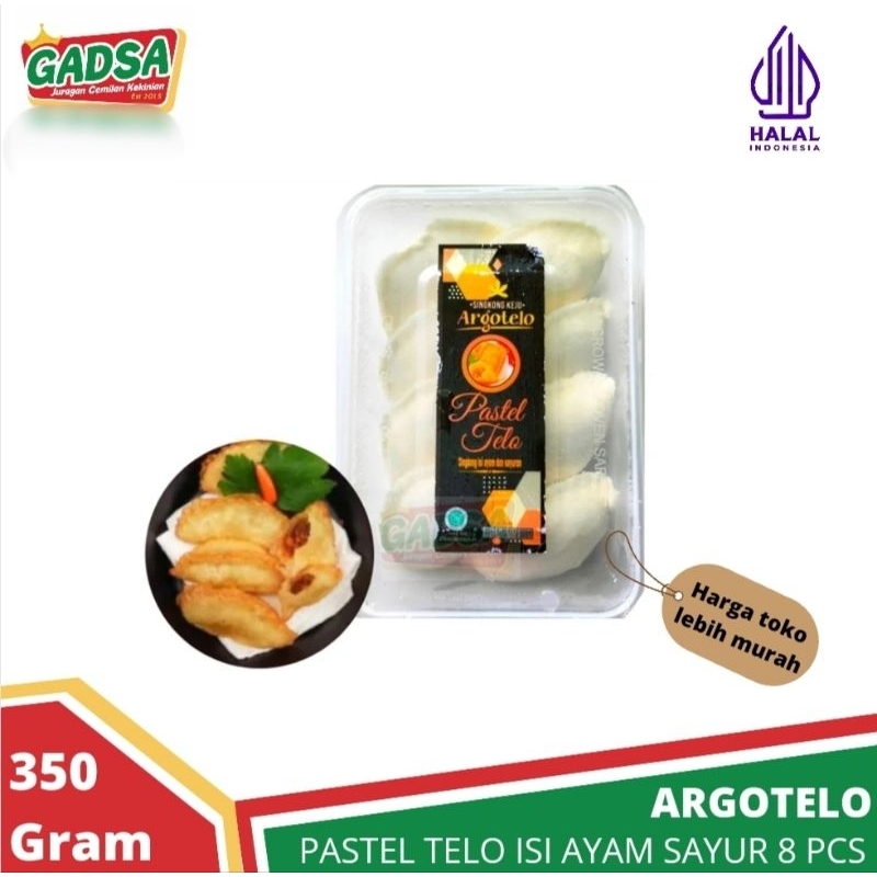 

Pastel Telo isi Ayam Sayur Argotelo 8 pcs Pastel Sehat Singkong