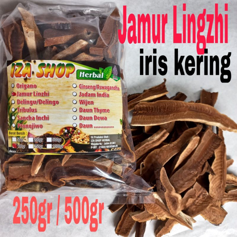 

Jamur Lingzhi iris kering 500gr