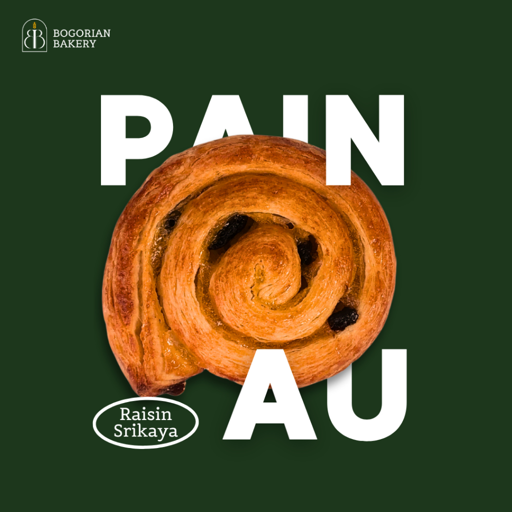 

Pain au Raisin Srikaya | Frozen | Dough | Danish Pastry | Bogorian Bakery