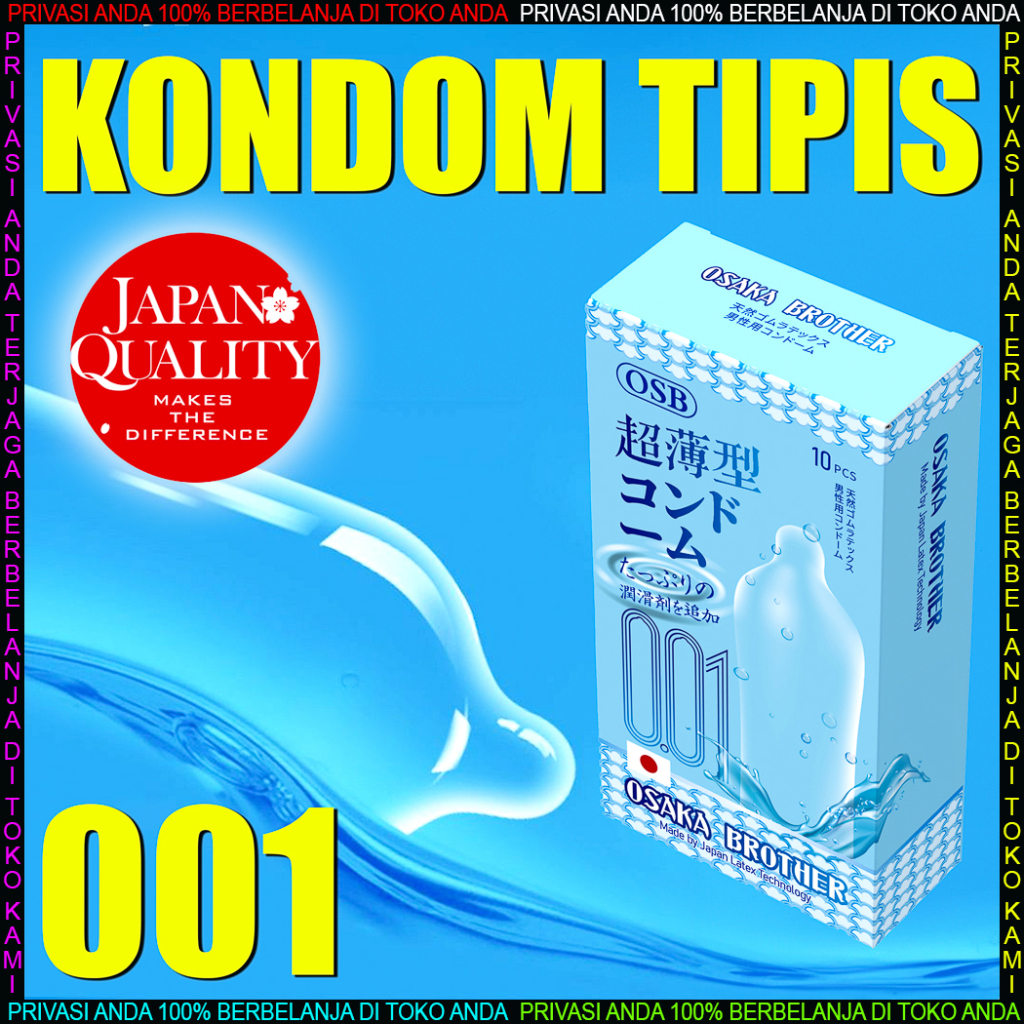 Condom Ultrathin 001 Sangat Tipis - OSB Japan Condom