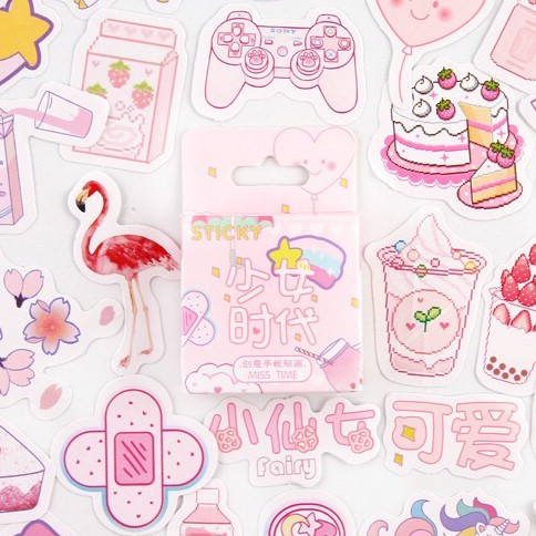 

Bullet Journal Kit I (10 pcs) Pinky Things ~ Aesthetic Series Mini Sticker