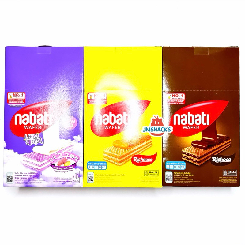 

[PROMO!!] Nabati Wafer 7.5 gr (20 pcs x 7.5 gr) 1pak - wafer nabati nikmat enak termurah