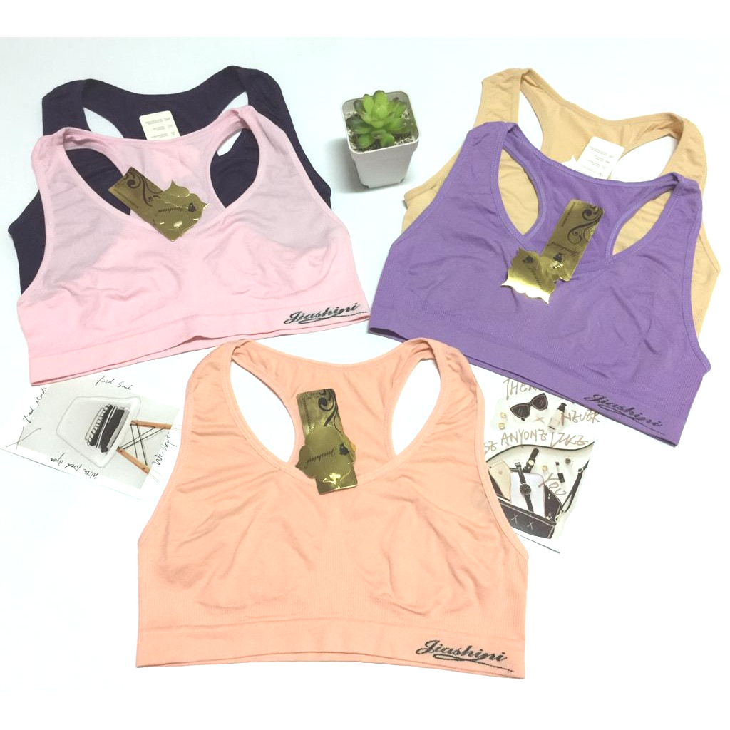 MINISET BRA WANITA TANPA BUSA TANPA KAWAT MURAH KUALITAS JIASHINI