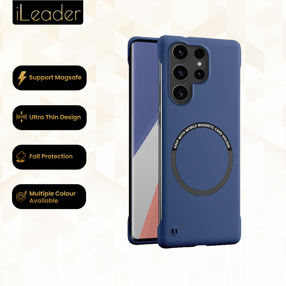 iLeader Samsung S25 S21 S22 S23 S24 Plus Ultra Slim Protective Case with Magsafe Note 10 Plus 20 Ult