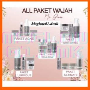 ART Q62T Paket Wajah MS GLOW Whitening ultimateluminousacnewhitecell DNA