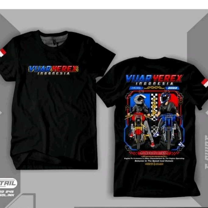T-Shirt kaos Vijar Yerex Indonesia