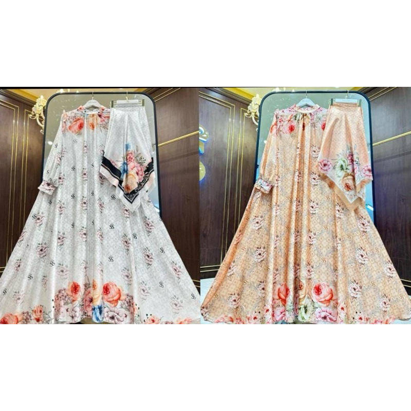 Flower Dress sutra by Shella Saukia