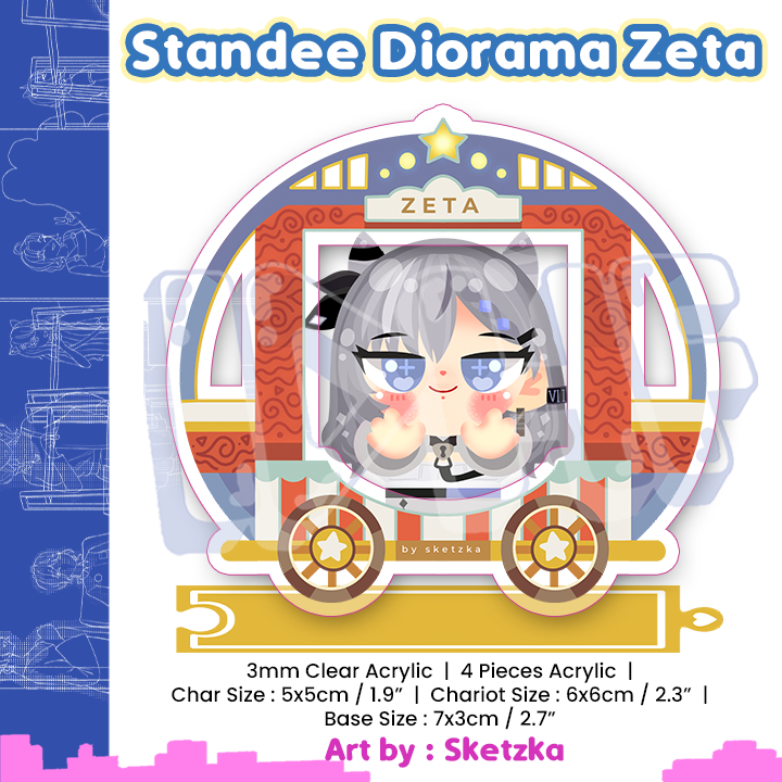 

Standee Diorama Zeta - Standee Hololive - Sketzka