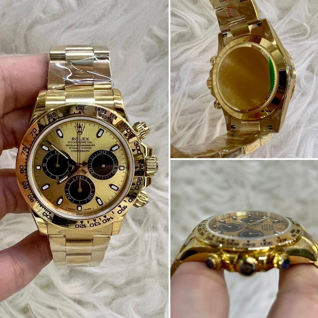 KERATON JAM TANGAN PRIA ROLEX COSMOGRAPH DAYTONA 116508 AUTOMATIC SWISS EWF MOVEMENT DIAMETER  40MM