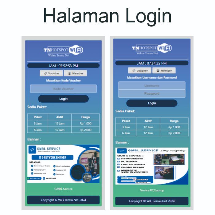 Template Hotspot Mikrotik