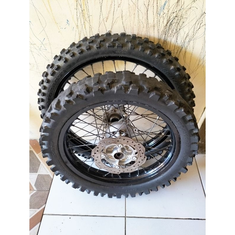 wheelset crf 18 21 ori hitam