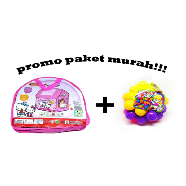 Unik Mainan Tenda Anak  Bola Mandi Paket Murah Murah