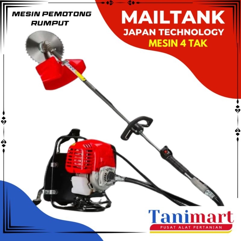 Mesin Pemotong Runput 4 Tak / Mesin Potong rumput Murah / Mesin Babat Rumput / Mesin Pemotong padi /