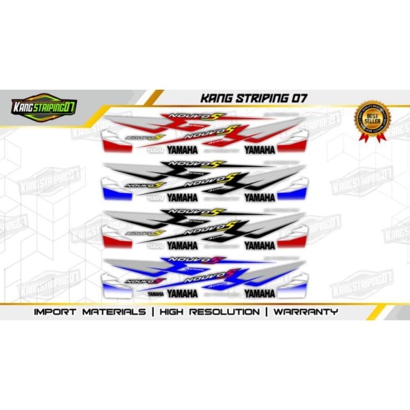 striping transparan nouvo s nouvo z