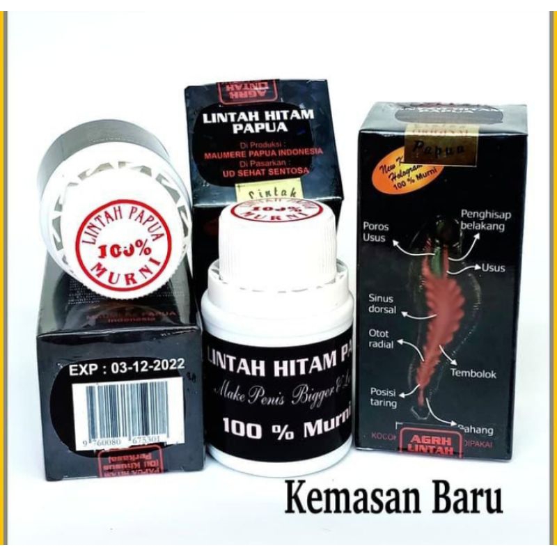minyak lintah hitam Papua asli 100% minyak pembesar penis obat pembesar kelamin pria