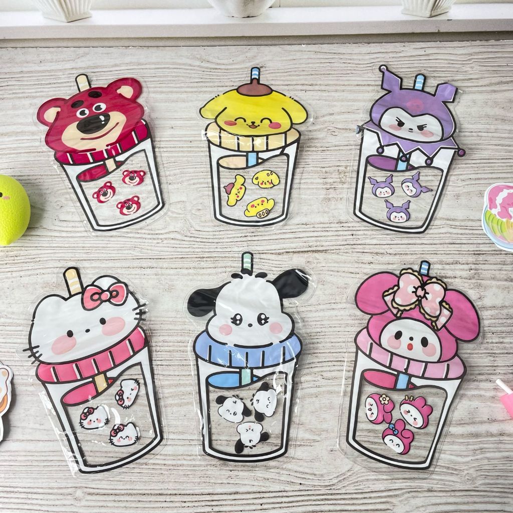 

Pouch Karakter Lotso Sanrio Pouch Transparan pouch Kemasan serbaguna