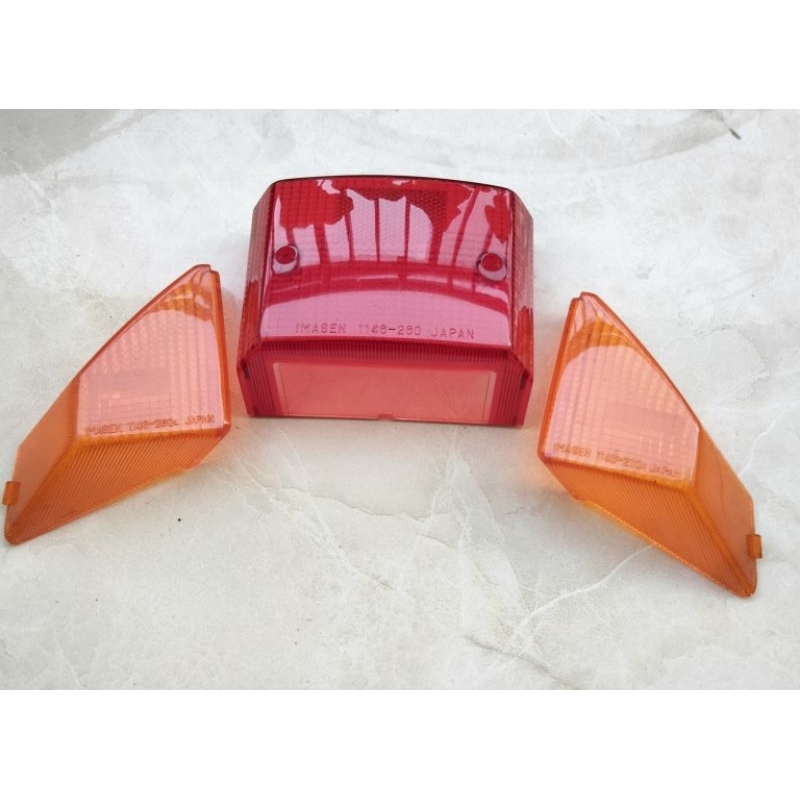 mika kaca lampu belakang set sen sein stoplamp Yamaha RZR RXZ ori origina Imasen japan