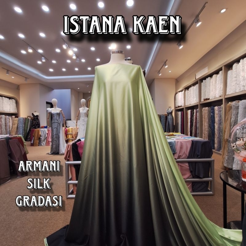 Satin Armani Silk Gradasi | Armani Gradasi | Armani Silk Gradasi Premium | Satin Gradasi -ISTANAKAEN