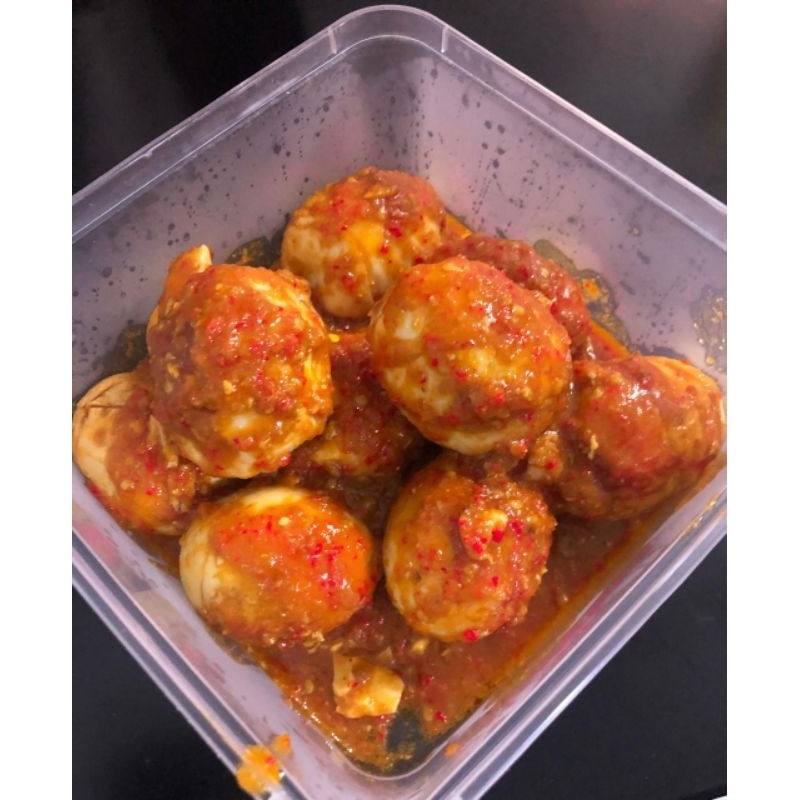 

Telur Balado isi 5 telur