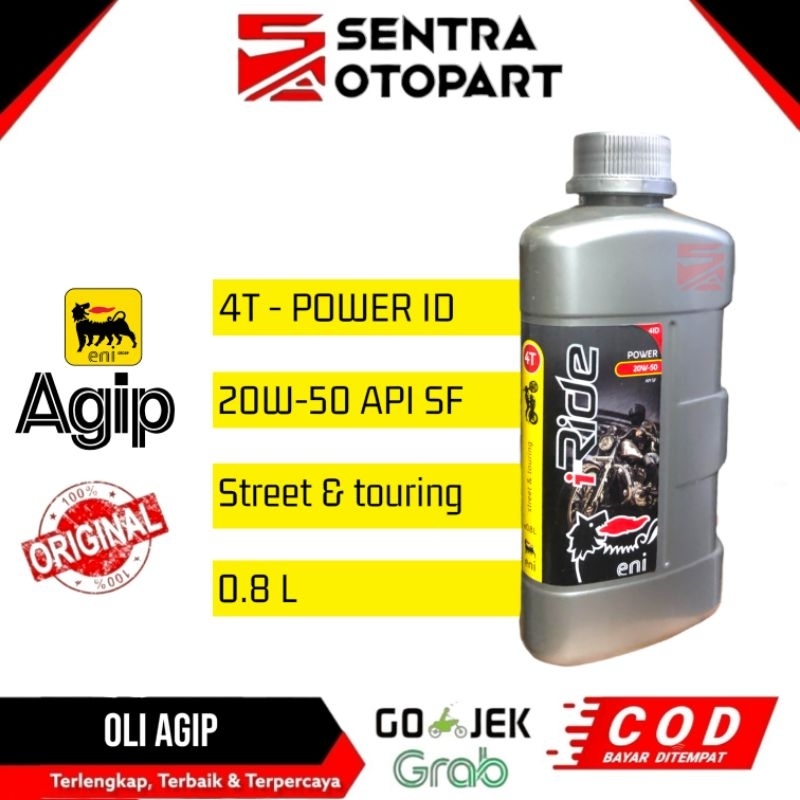 Oli agip eni iride 20w50 800ml 0.8liter Original