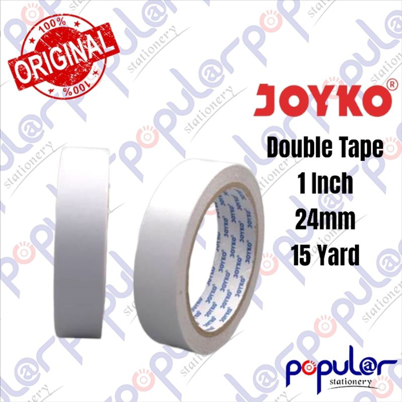 

Isolasi Bolak Balik Joyko 1 Inch / 24mm 15 Yard