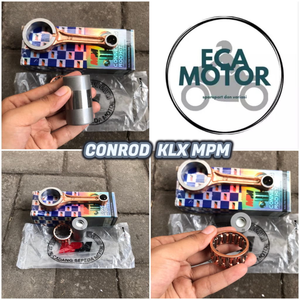 STANG SEHER / CONROD CONNECTING ROD KLX MPM || STANG PISTON STANG SEHER KAWASAKI KLX MERK MPM