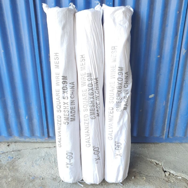 Kawat Ram Ayakan Pasir Halus Galvanis Putih Wire Mesh 5x5 6x6 8x8 X-GO XGO