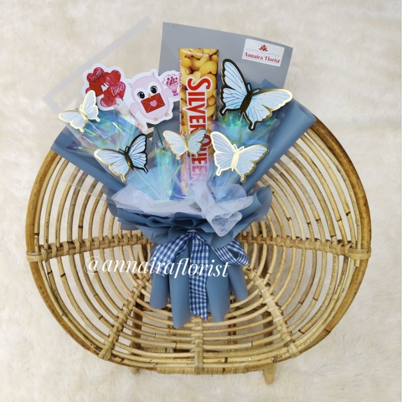

Buket kupu kupu coklat / hadiah valentine