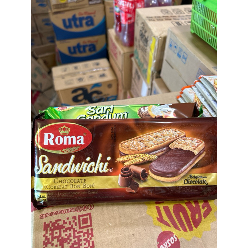 

Roma sandwichi chocolate 206gram